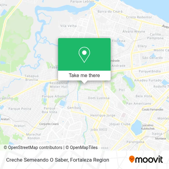 Creche Semeando O Saber map