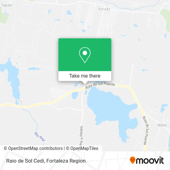 Raio de Sol Cedi map