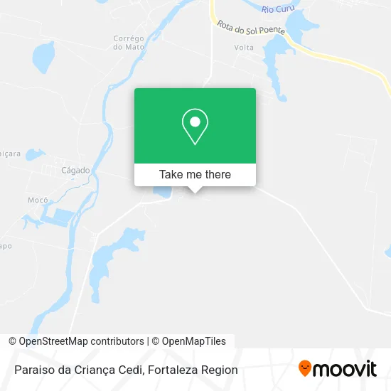 Paraiso da Criança Cedi map