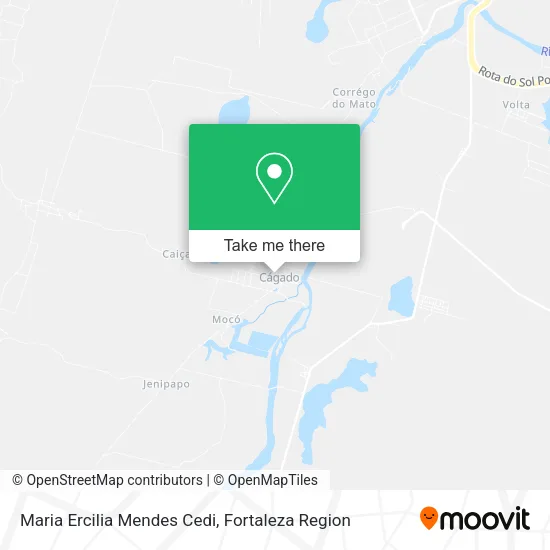 Maria Ercilia Mendes Cedi map