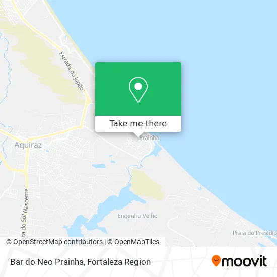 Bar do Neo Prainha map