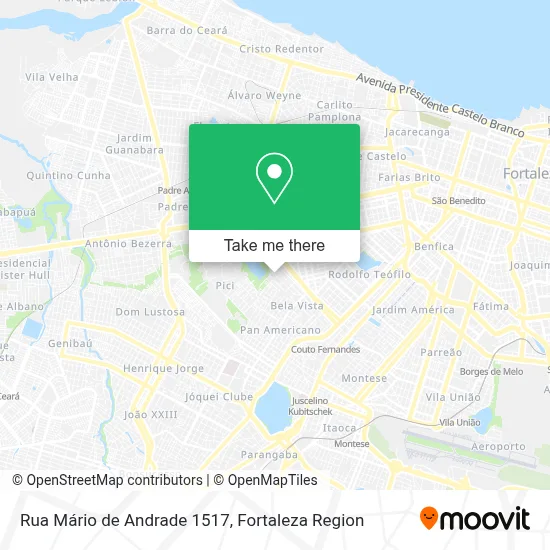 Rua Mário de Andrade 1517 map