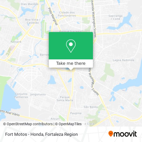 Mapa Fort Motos - Honda