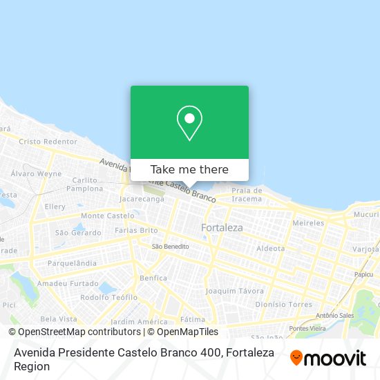 Mapa Avenida Presidente Castelo Branco 400