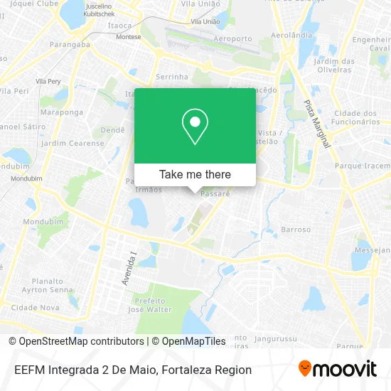 EEFM  Integrada 2 De Maio map