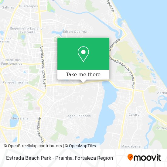 Estrada Beach Park - Prainha map