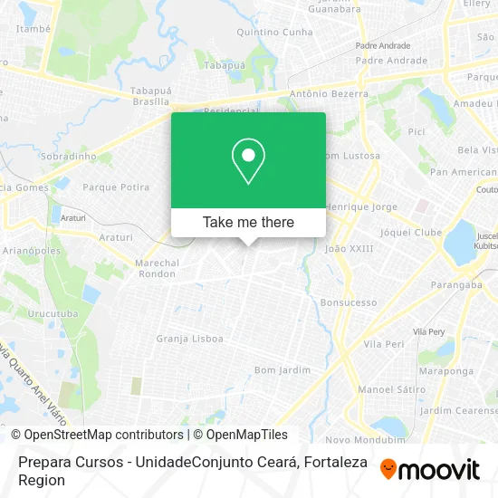 Prepara Cursos - UnidadeConjunto Ceará map