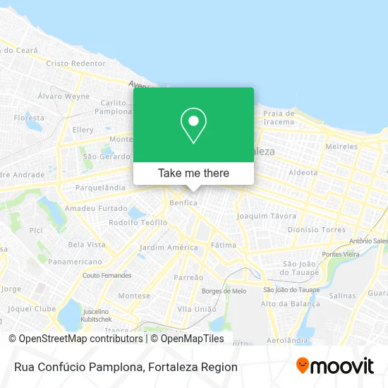 Rua Confúcio Pamplona map
