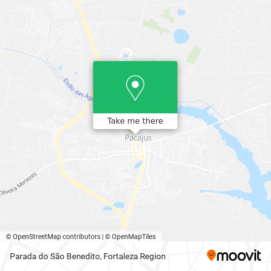 Mapa Parada do São Benedito