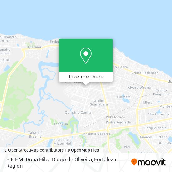 E.E.F.M. Dona Hilza Diogo de Oliveira map