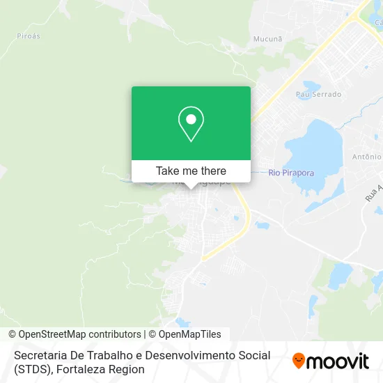 Secretaria De Trabalho e Desenvolvimento Social (STDS) map
