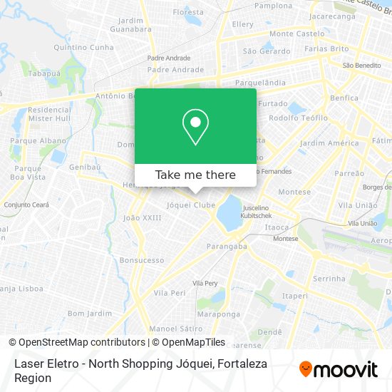 Mapa Laser Eletro - North Shopping Jóquei