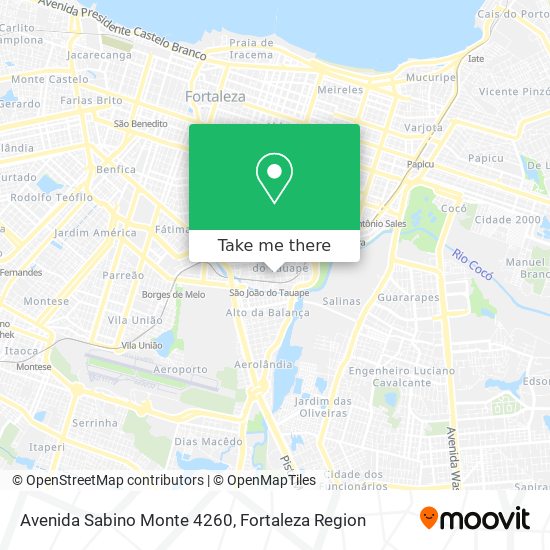 Avenida Sabino Monte 4260 map