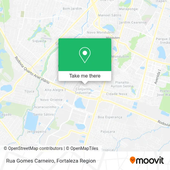 Rua Gomes Carneiro map