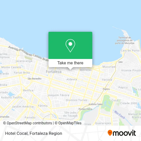 Hotel Cocal map