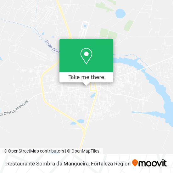 Mapa Restaurante Sombra da Mangueira
