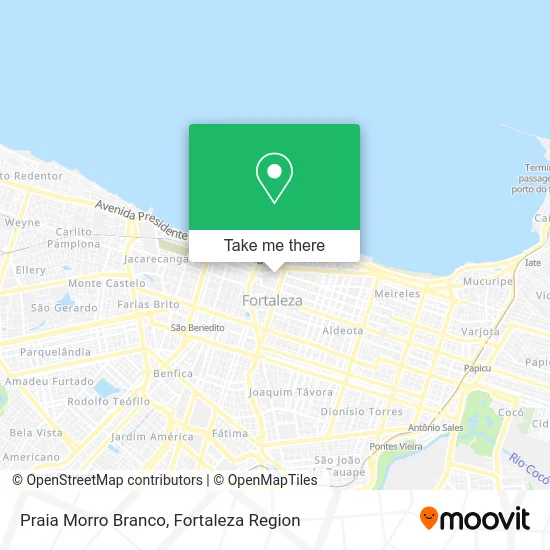 Praia Morro Branco map
