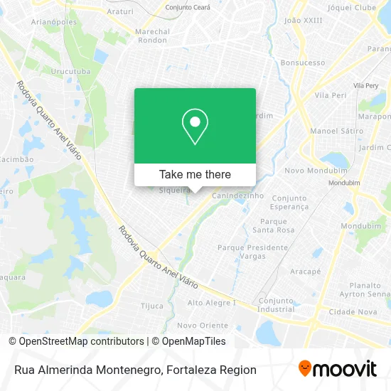 Rua Almerinda Montenegro map