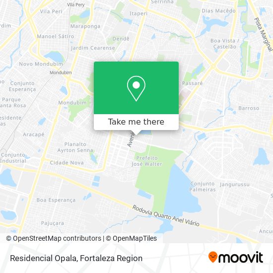 Residencial Opala map