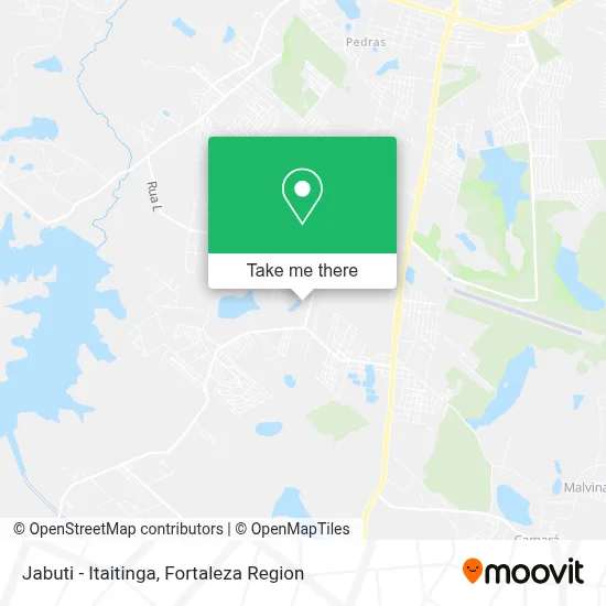 Jabuti - Itaitinga map