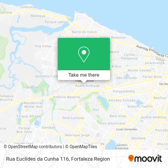 Rua Euclídes da Cunha 116 map
