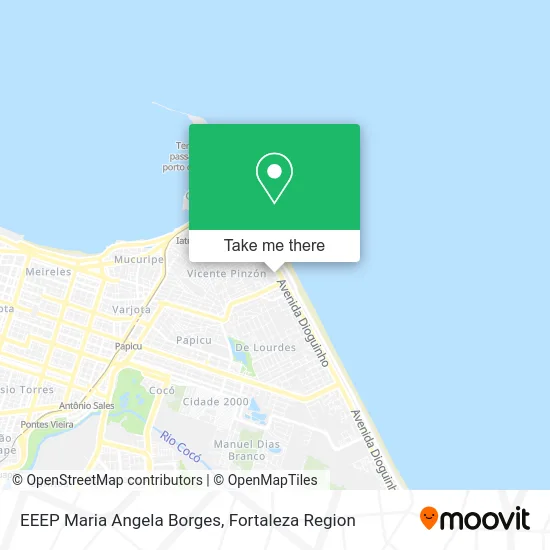 EEEP Maria Angela Borges map