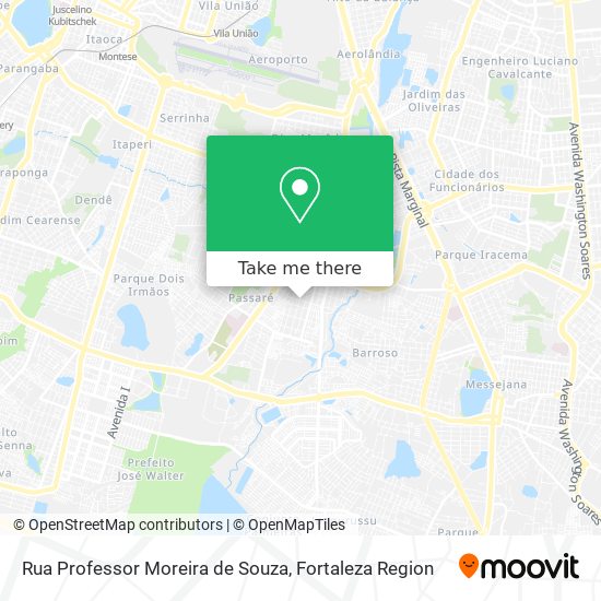 Rua Professor Moreira de Souza map