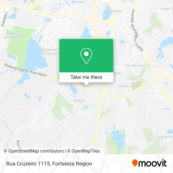 Rua Cruzeiro 1115 map