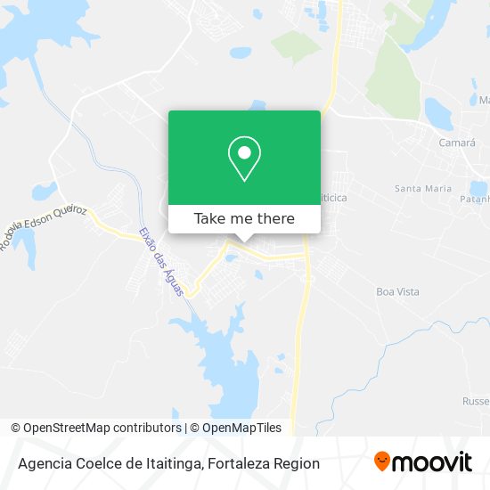 Agencia Coelce de Itaitinga map