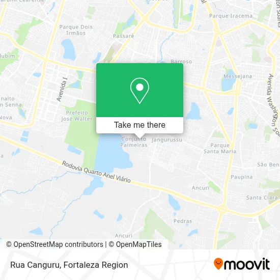 Rua Canguru map