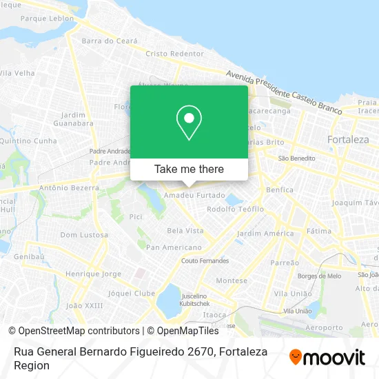 Rua General Bernardo Figueiredo 2670 map