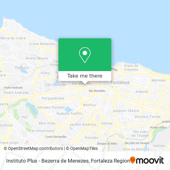 Mapa Instituto Plus - Bezerra de Menezes