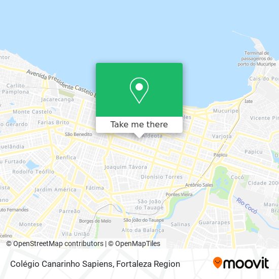 Colégio Canarinho Sapiens map