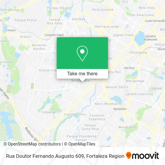 Rua Doutor Fernando Augusto 609 map
