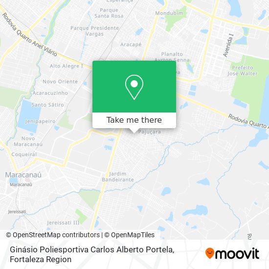 Ginásio Poliesportiva Carlos Alberto Portela map