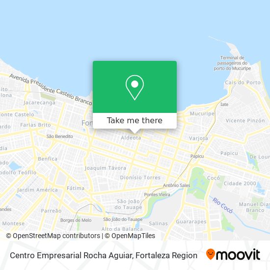 Mapa Centro Empresarial Rocha Aguiar