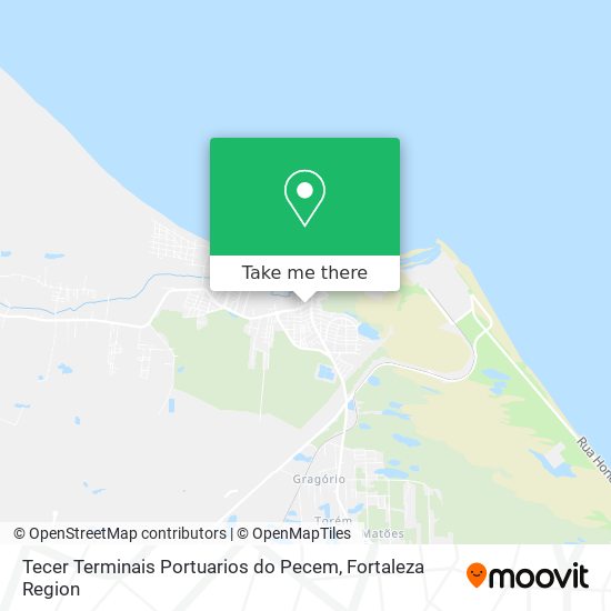 Tecer Terminais Portuarios do Pecem map
