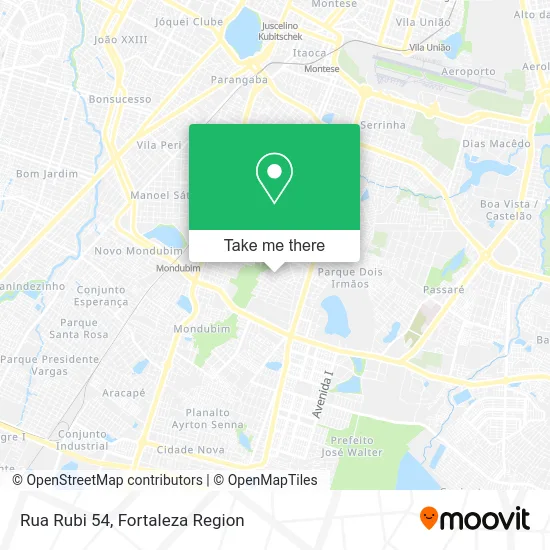 Rua Rubi 54 map