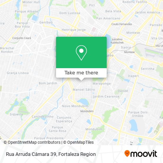 Rua Arruda Câmara 39 map