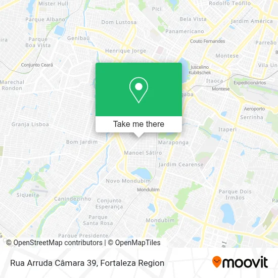 Rua Arruda Câmara 39 map