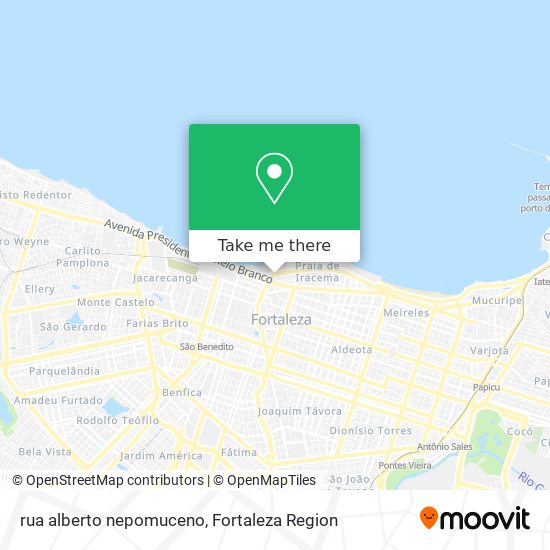 rua alberto nepomuceno map