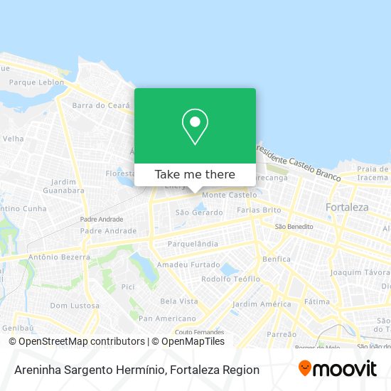 Areninha Sargento Hermínio map