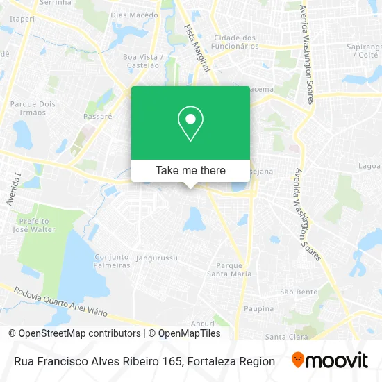 Rua Francisco Alves Ribeiro 165 map