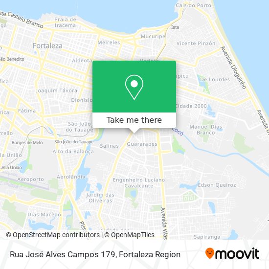 Rua José Alves Campos 179 map