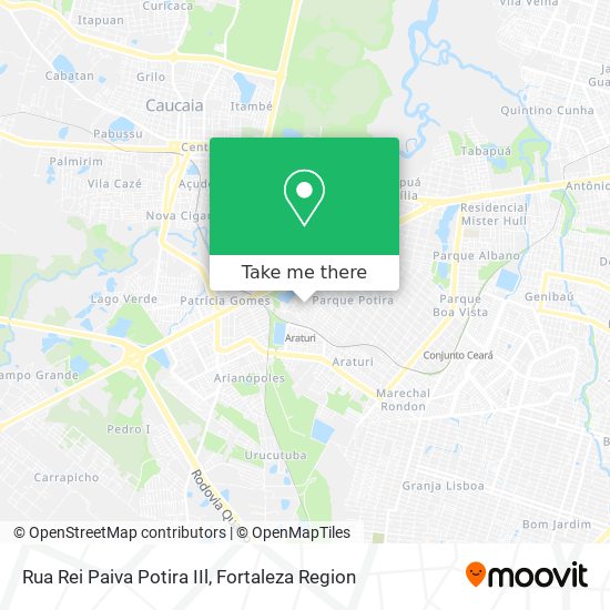 Rua Rei Paiva Potira IIl map