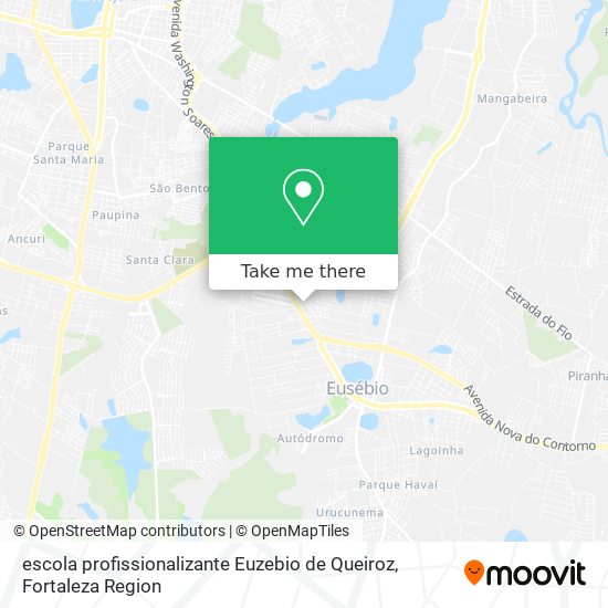 escola profissionalizante Euzebio de Queiroz map