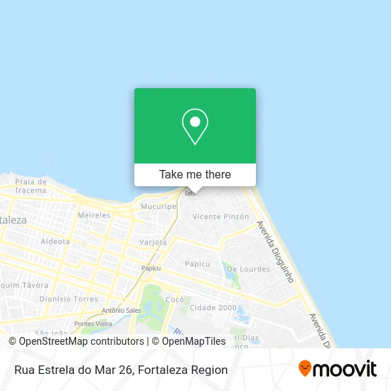 Rua Estrela do Mar 26 map