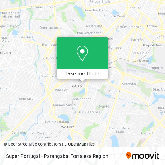Super Portugal - Parangaba map