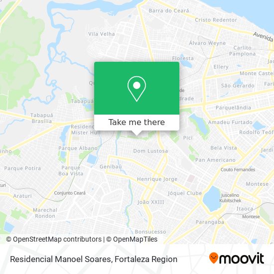 Residencial Manoel Soares map