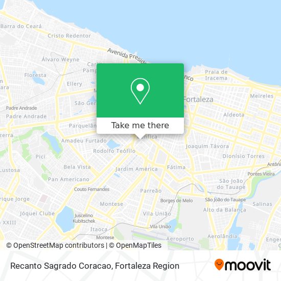 Recanto Sagrado Coracao map